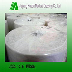 CE FDA ISO Approved Hydrophilic 100% Cotton Absorbent Bleached Jumbo Gauze Roll