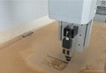 three workstages wood cnc router with two sides drlling head 3