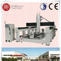 foam/wood molding CNC Router with rotary axis can do 3d dimension 1