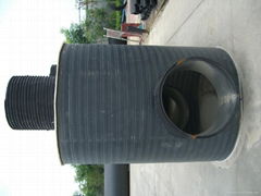 Steel Reinforced corrugated PE Drainage Pipe 