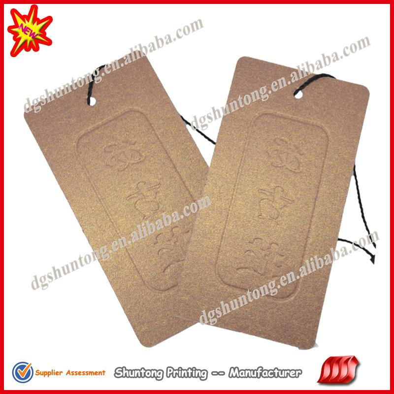 Hot Fashion printed paper tag for garment  5