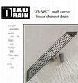 corner wall linear floor drain 1