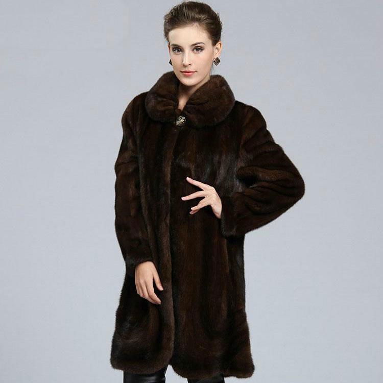 ladies mink fur coat