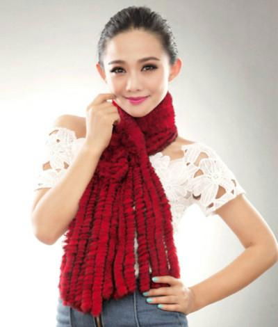 Rex Rabbit Fur Scarf 2