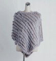 women rabbit fur shawl