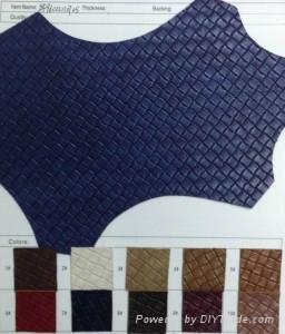 Big Weave Design for Shoes and Bag leather