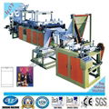 Ribbon-through garbage bag making machine