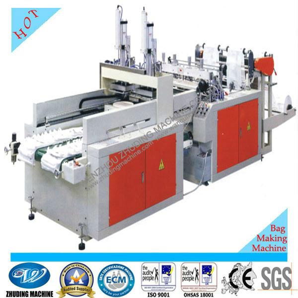 T-shirt bag making machine