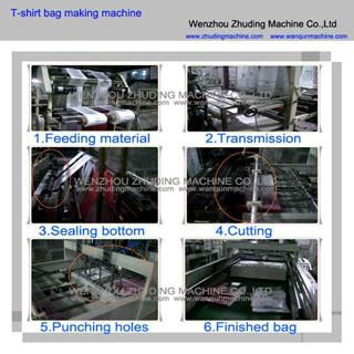 T-shirt bag making machine 2