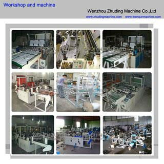 Automatic continuous-rolled point cut bag making machine 5