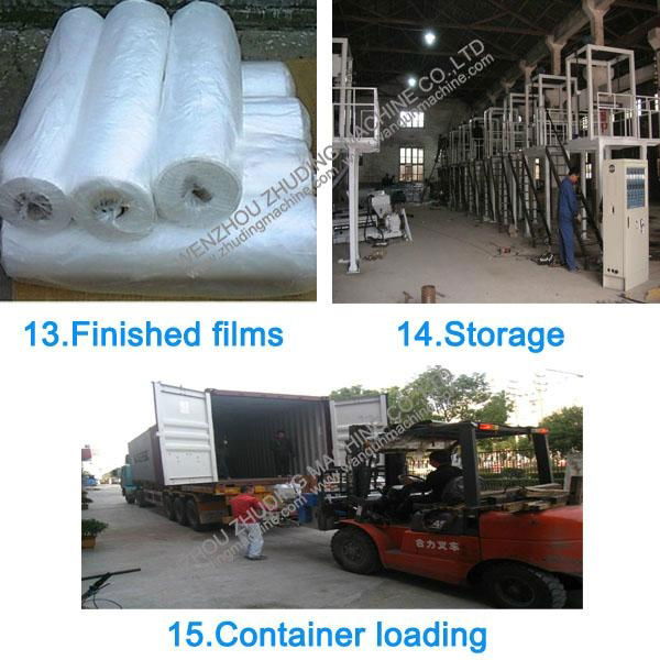 H-LDPE film blowing machine 5