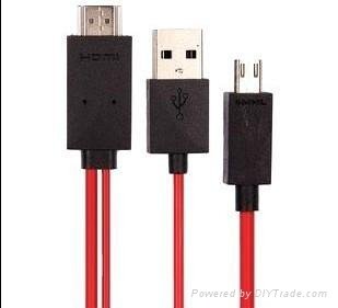 MHL Micro USB TO HDMI Adapter Cable