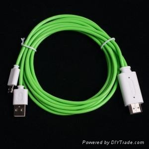 MHL Micro USB TO HDMI Adapter Cable 2