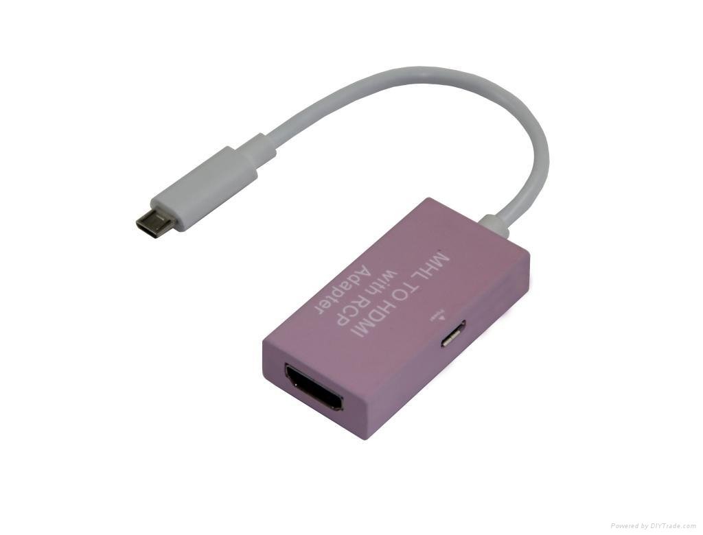 micro usb to HDMI MHL adapter with RCP  3