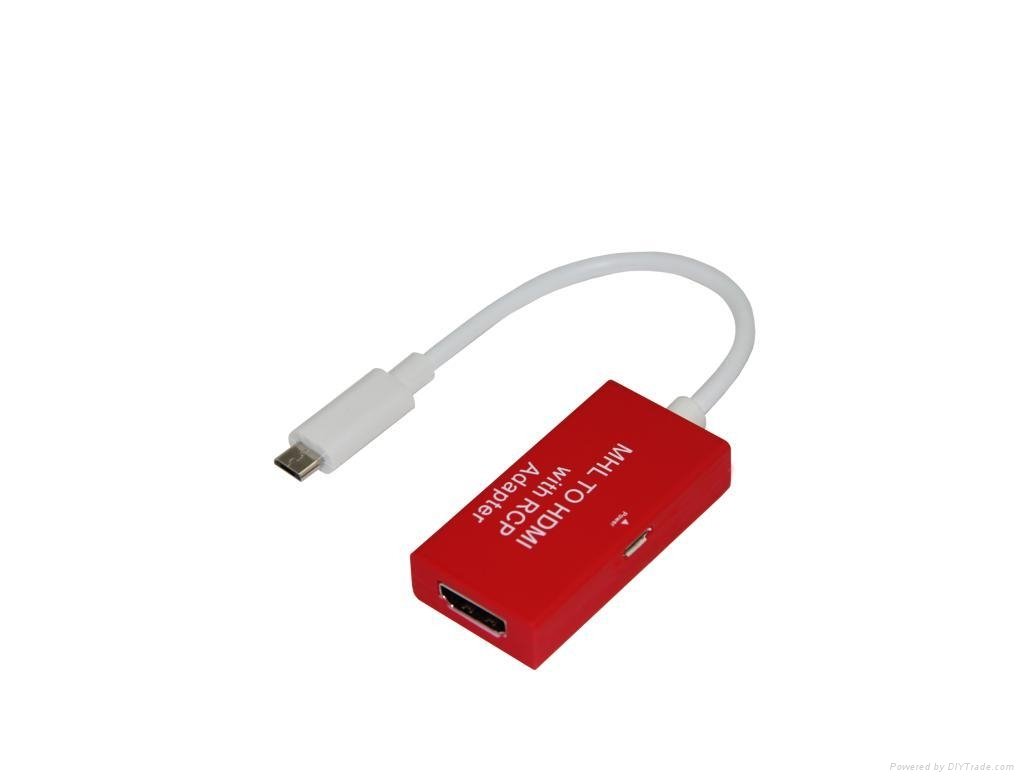 micro usb to HDMI MHL adapter with RCP  4