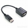 DP to VGA Converter Adapter Cable 4