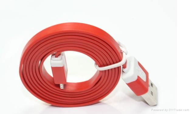 flat usb cable for iphone5 5s 5c 3