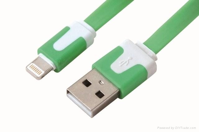 flat usb cable for iphone5 5s 5c