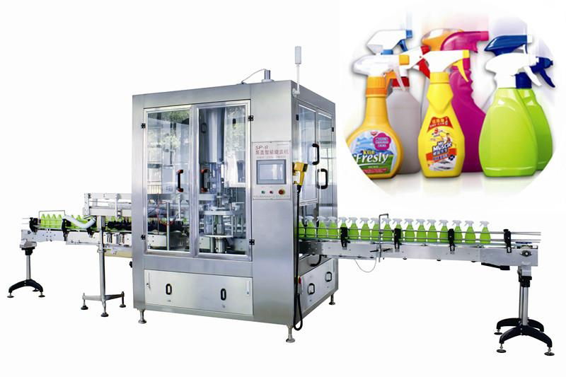 Full automatic trigger spray cap packaging machine
