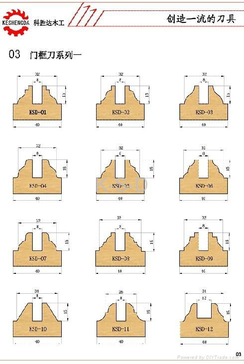 门框门芯板系列刀 2