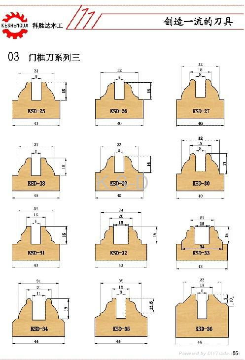 门框门芯板系列刀 4