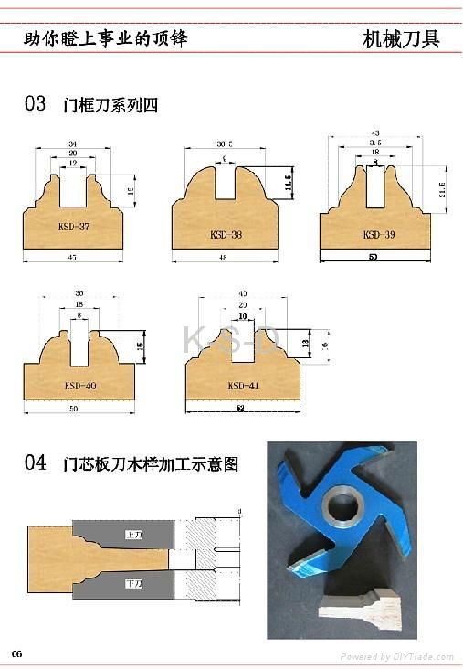 门框门芯板系列刀 5