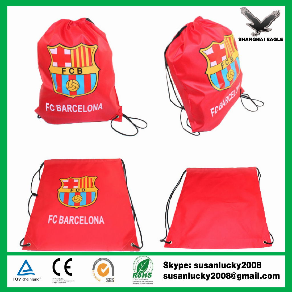 Nylon foldable drawstring bag 2