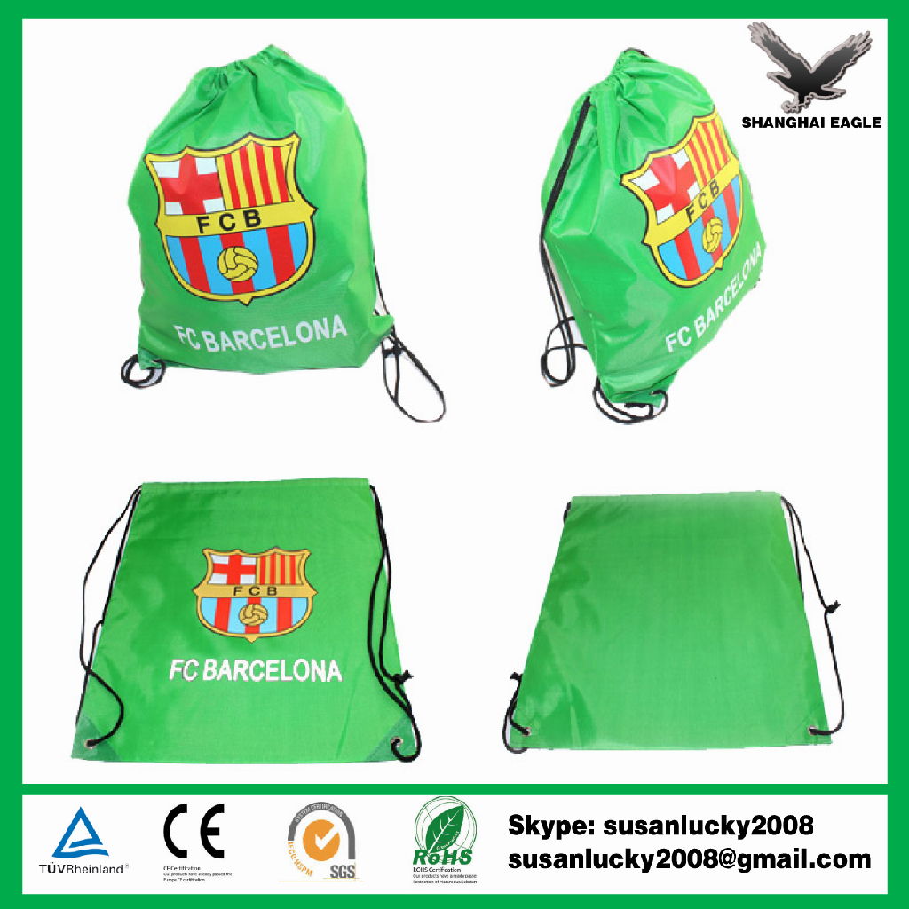 Nylon foldable drawstring bag 3