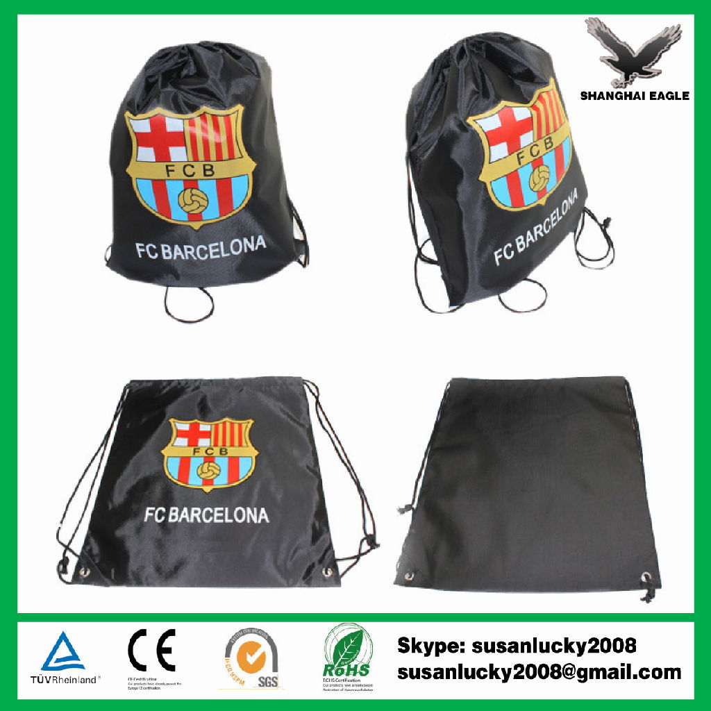 Nylon foldable drawstring bag 4