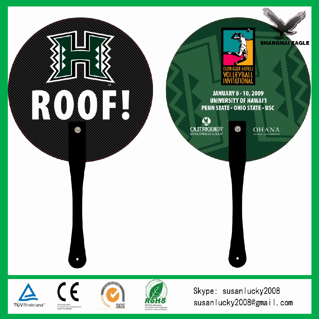 Promotional pp advertising fan - PPF-1018 - EAGLE (China ...