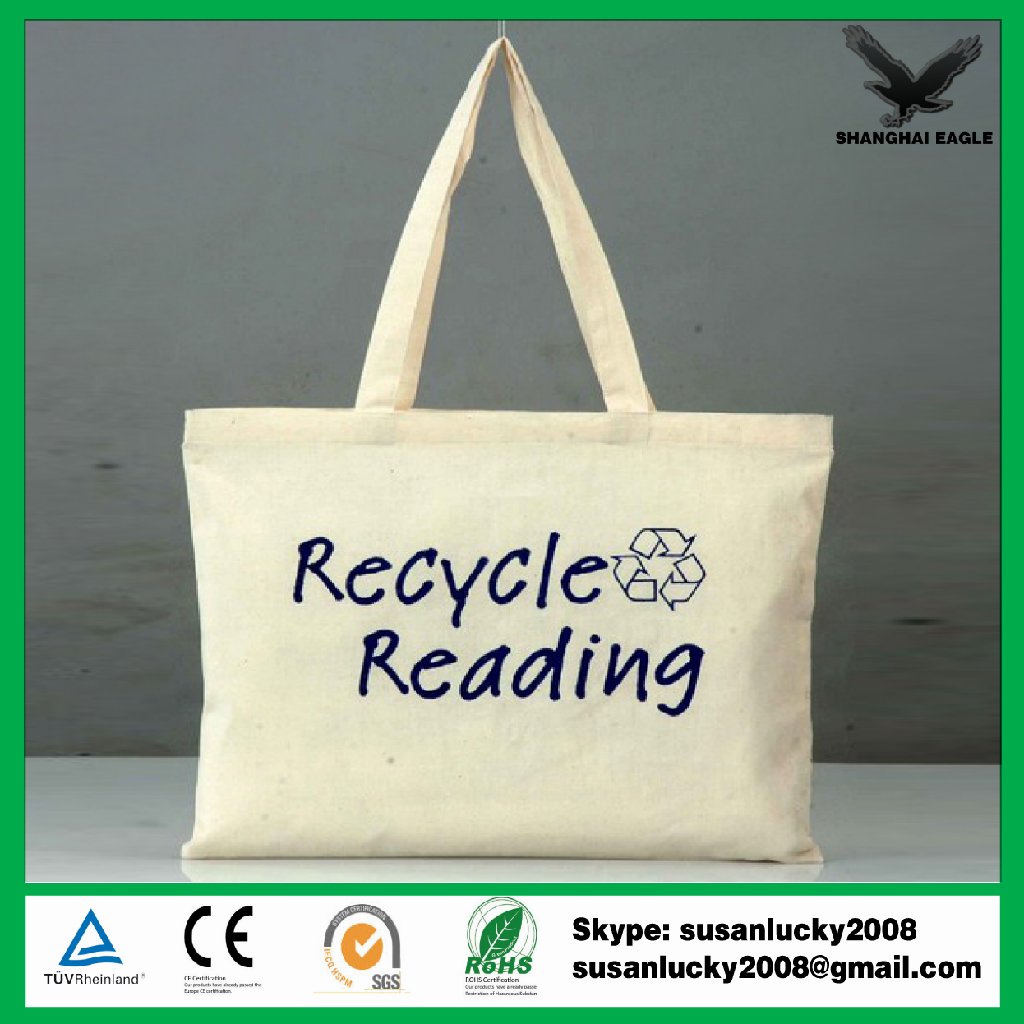 100% Pure cotton shopping bag (directly from factory)  4