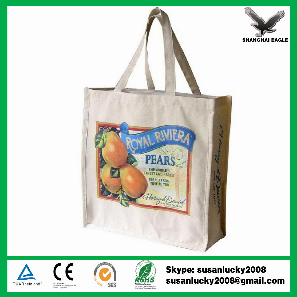 100% Pure cotton shopping bag (directly from factory)  5