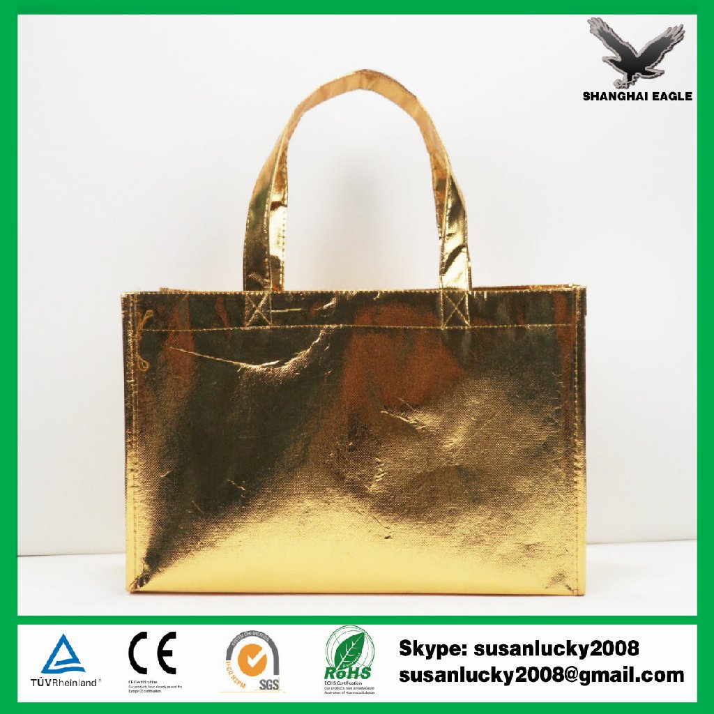 Non woven Metallic lamination shopping bag  2