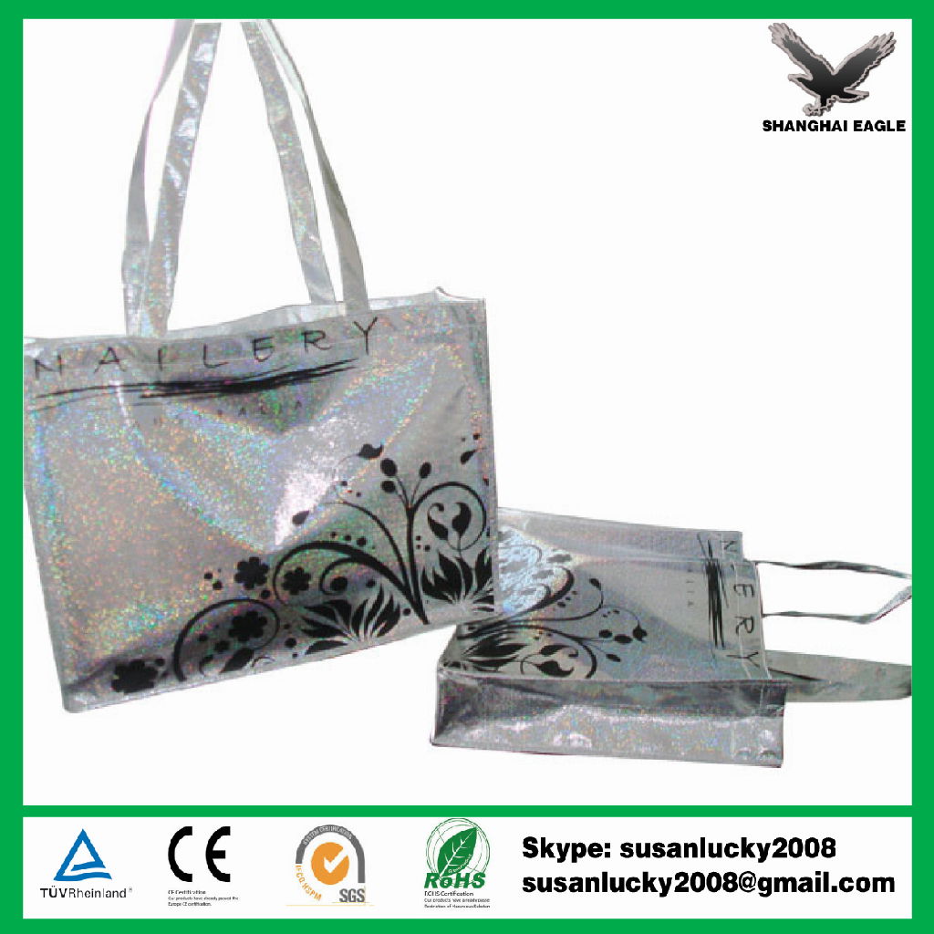 Non woven Metallic lamination shopping bag  5