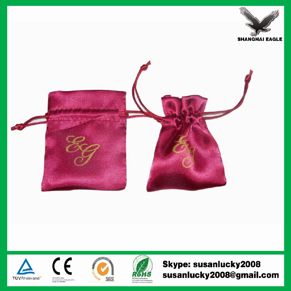 Satin Bag With Logo Printing  3