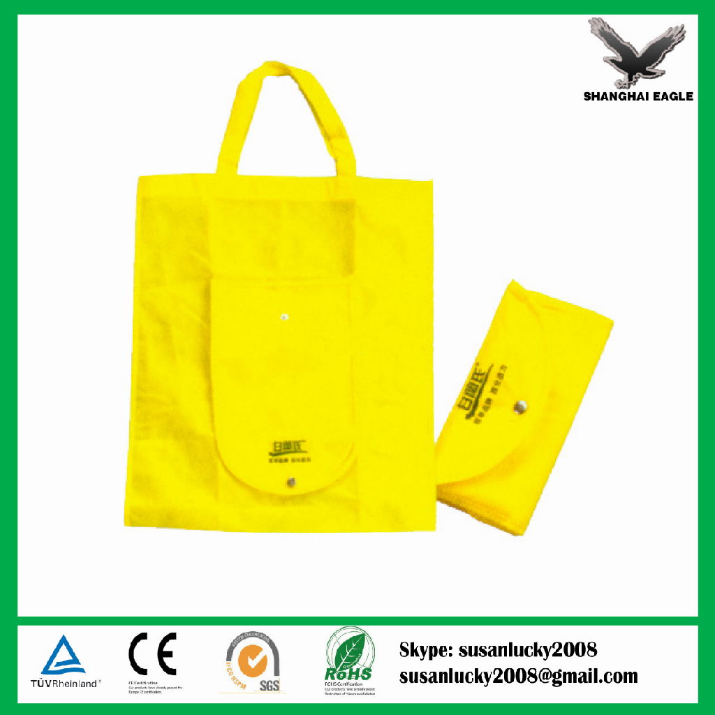 Folding Tote Bag (non woven material or polyester material optional) 3