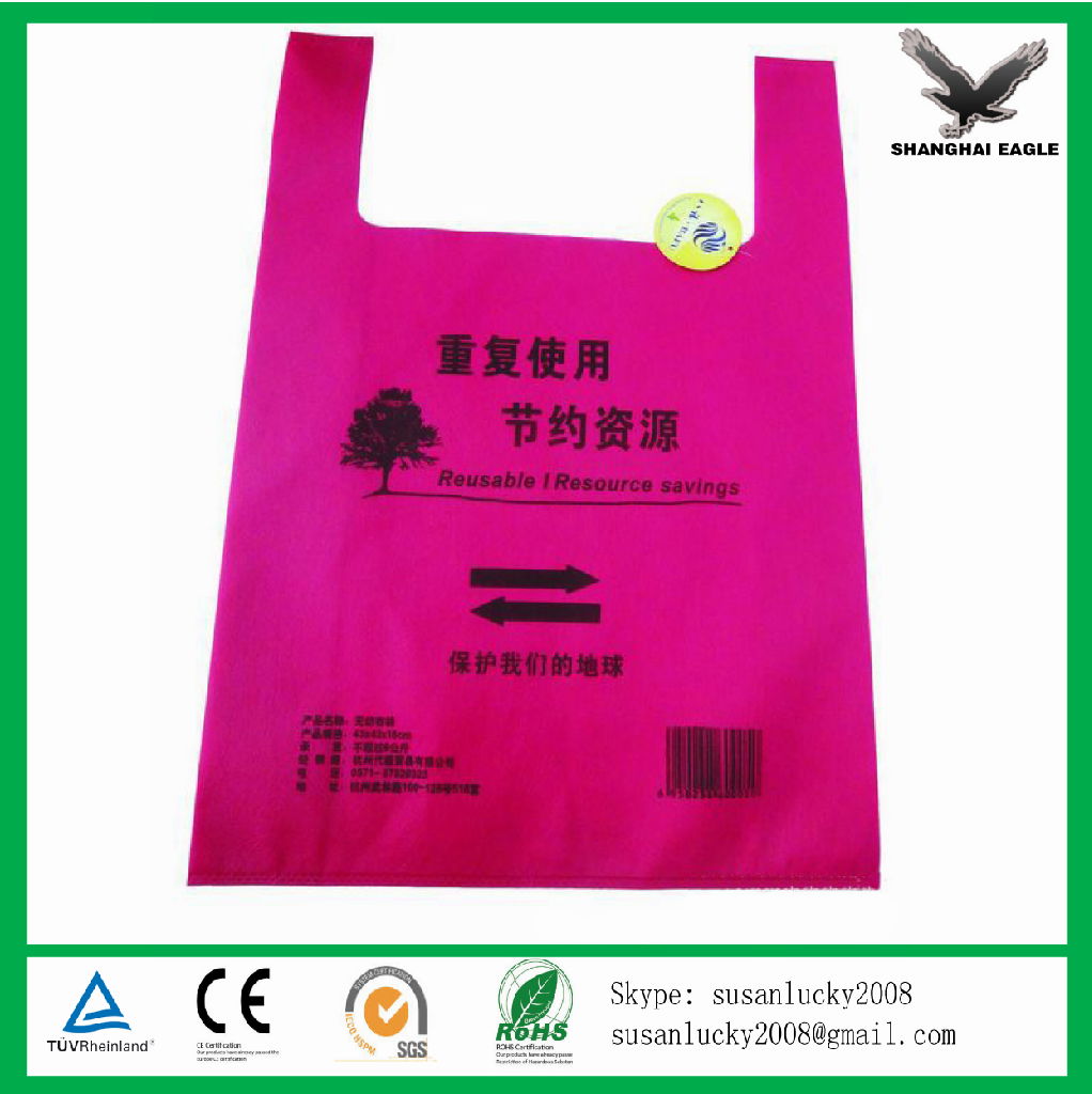 Folding Tote Bag (non woven material or polyester material optional) 4