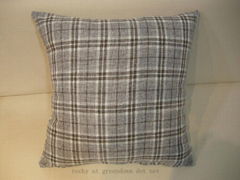 yarn dyed thick polylinen cushion