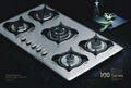 5 burners stainless steel  gas stove  