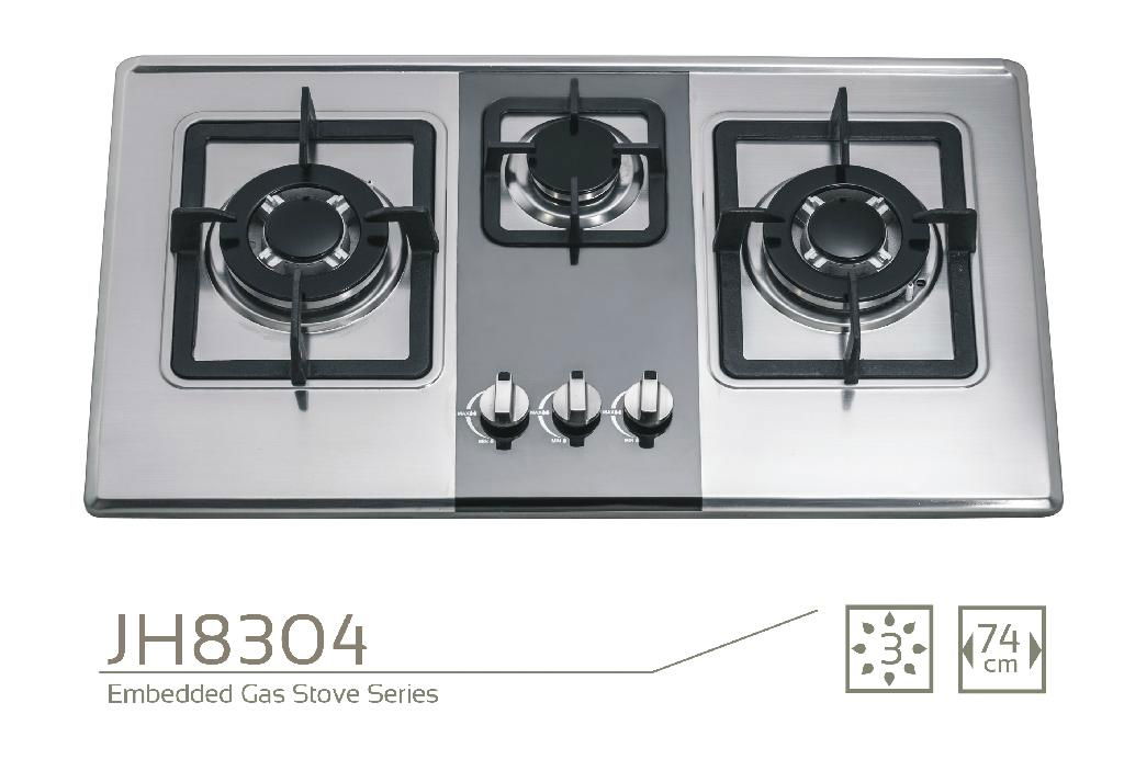 3 burner Gas Cooktop 3