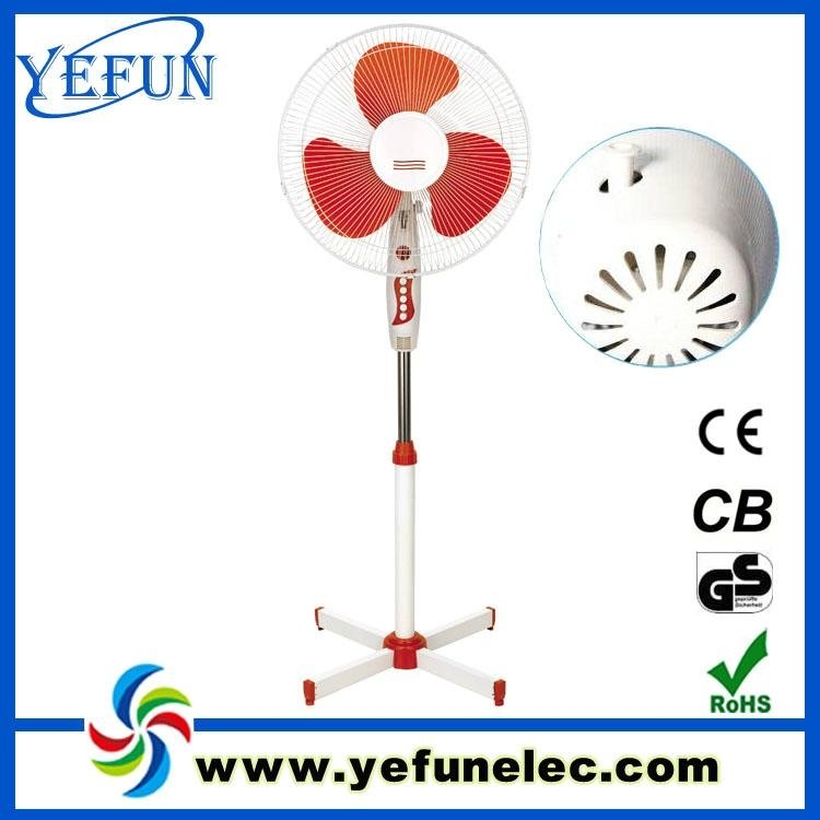 2013 new model 16" stand fan with light and new PP body 2