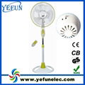 ABS material 16" remote control stand fan 2