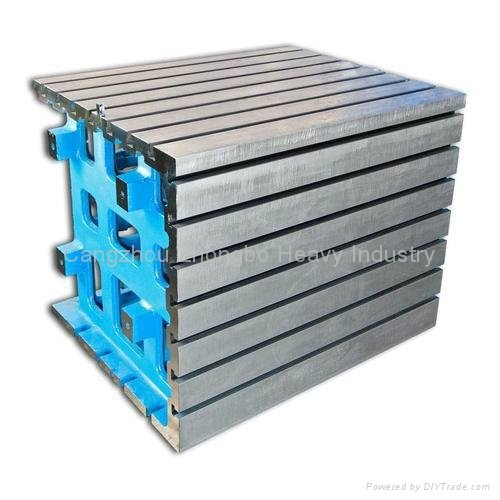High precision Cast iron BOX ANGLE Plate PLATES for clamping work for tooling 3