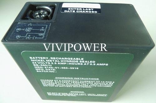 BB-590/U military rechargeable Nickel Cadmium battery pack