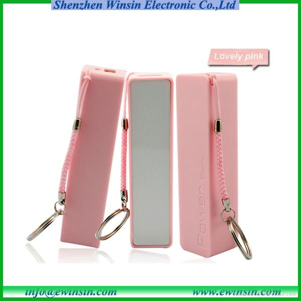 promotion gift 2600mah colorful power bank 2