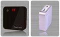 Dual USB Power bank 7800mah with digital