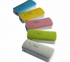 2013 unique design universal portable power bank 4400mah with led torch
