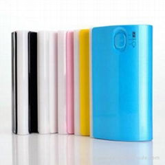 2013 new design mobile power bank 3600mah with led torch for traveling