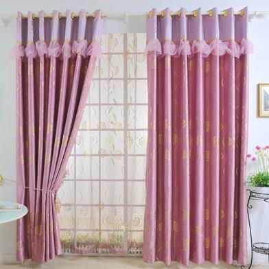 Flannelet bronzier rose thickening Ceco-friendly shade cloth curtain sun-shading 5