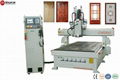 Three workstages wood  CNC Router  for door    CC-MS1325AS-3 1